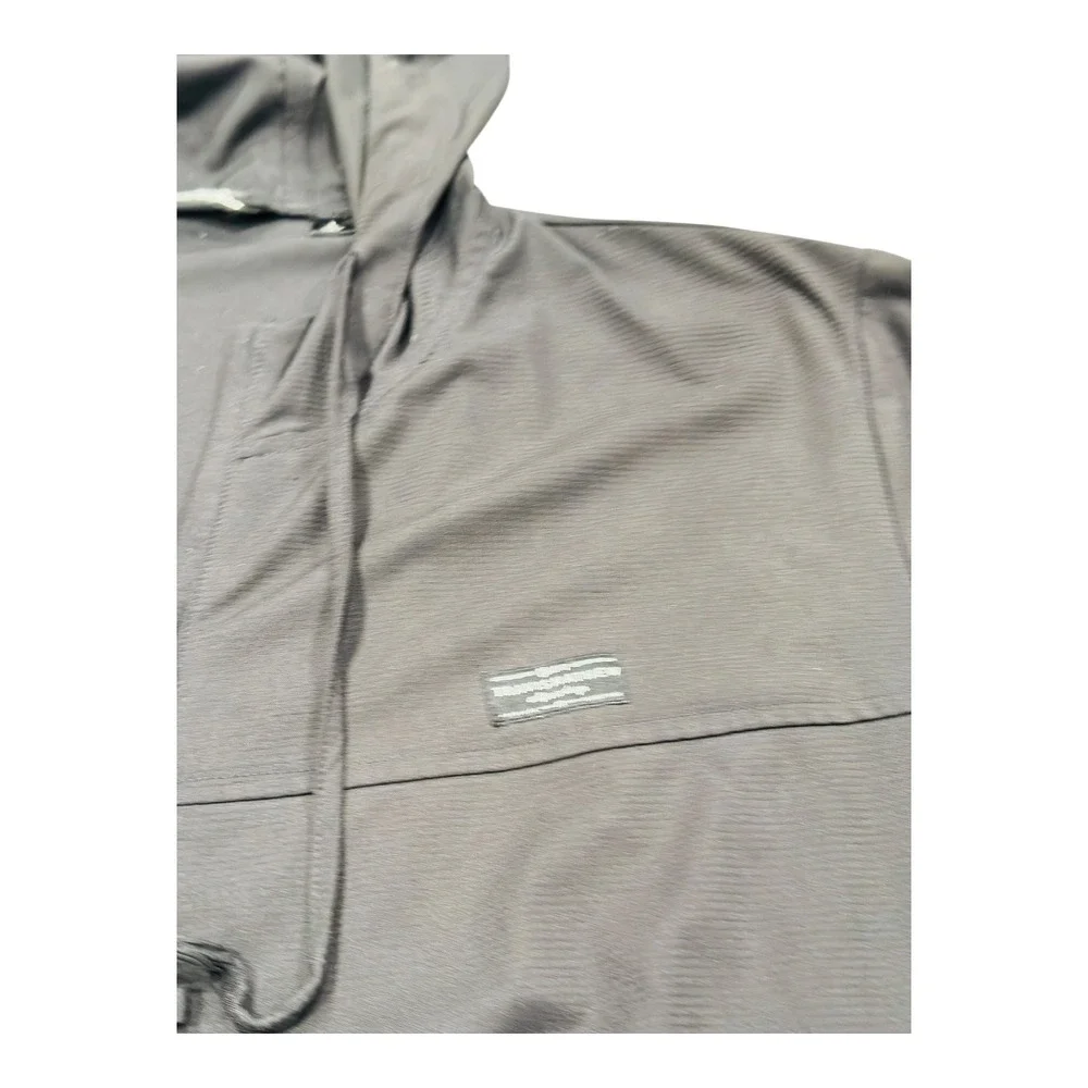 Travis Mathew Wanderlust Hoodie Black Full Zip Lightweight Jacket Men's L Golf